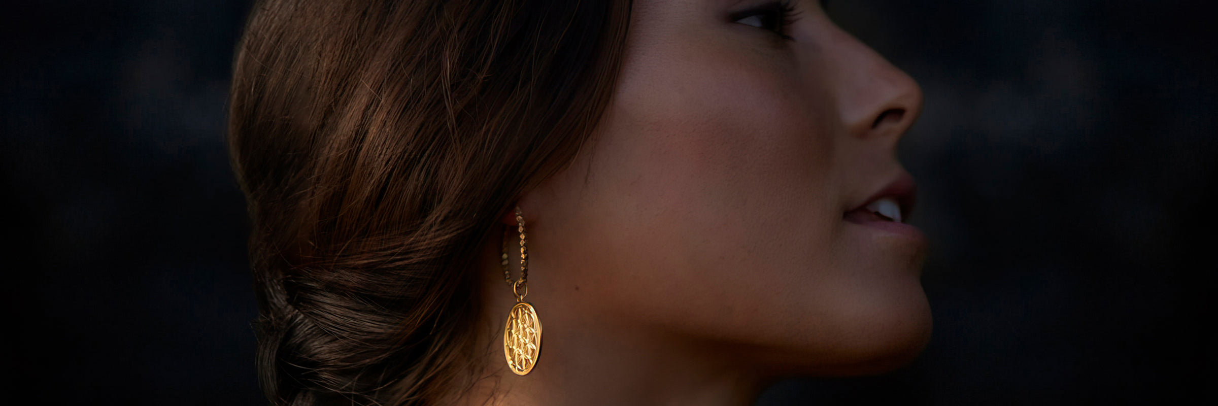 Spirituelle Symbol Ohrringe | Symbol Schmuck mit spiritueller Bedeutung | Sterling Silber hochwertig vergoldet mit Edelsteinen - ETERNAL BLISS | Spiritual symbol earrings | Symbol jewelry with spiritual meaning | gold-plated Sterling silver