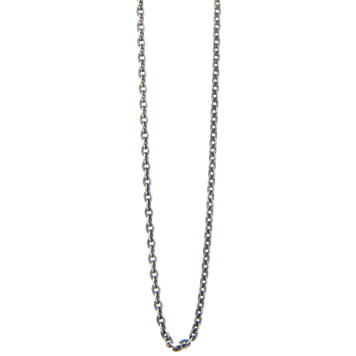 Feine Ankerkette in 2,5mm Stärke aus geschwärztem Sterling Silber von Eternal Bliss