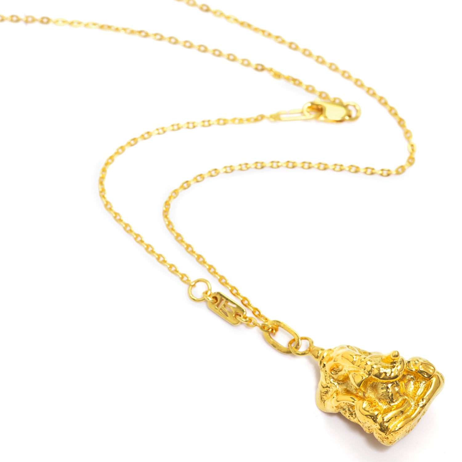 Gold-plated Ganesha Pendant  by ETERNAL BLISS - Spiritual Jewellery
