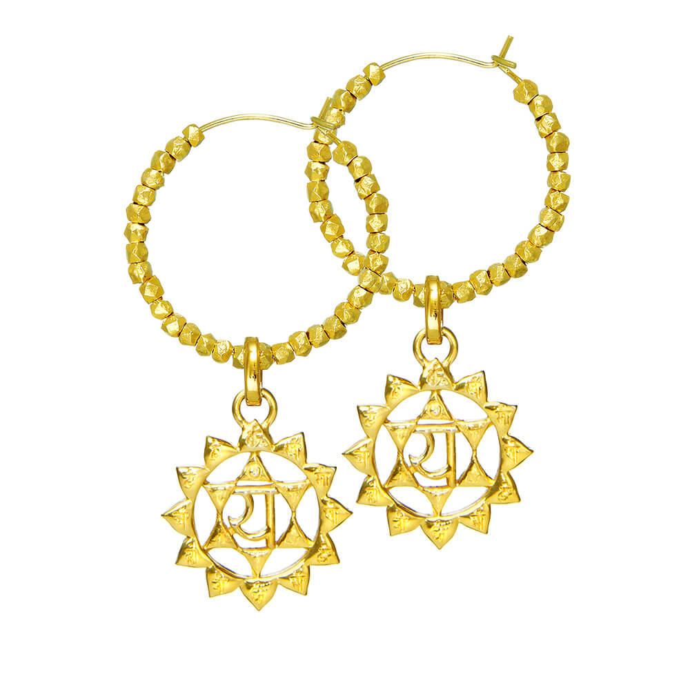 Anahata Chakra Kreolen  von ETERNAL BLISS - Spiritueller Schmuck