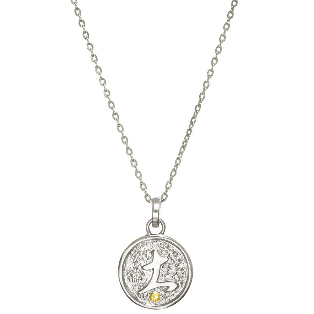 5 Elemente Anhänger Erde mit Zitrin von ETERNAL BLISS - Spititueller Schmuck