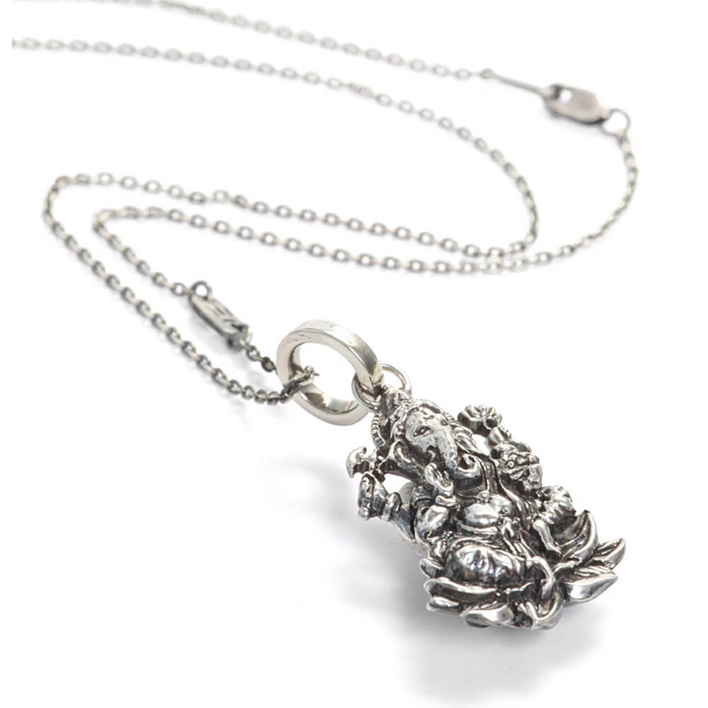 Dancing Ganesha Pendant Silver  by ETERNAL BLISS - Spiritual Jewellery