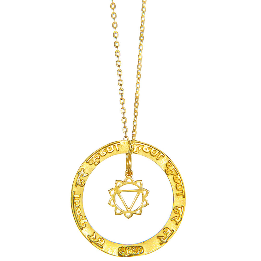 Wohlfühl-Halskette gold von ETERNAL BLISS - Spiritueller Schmuck