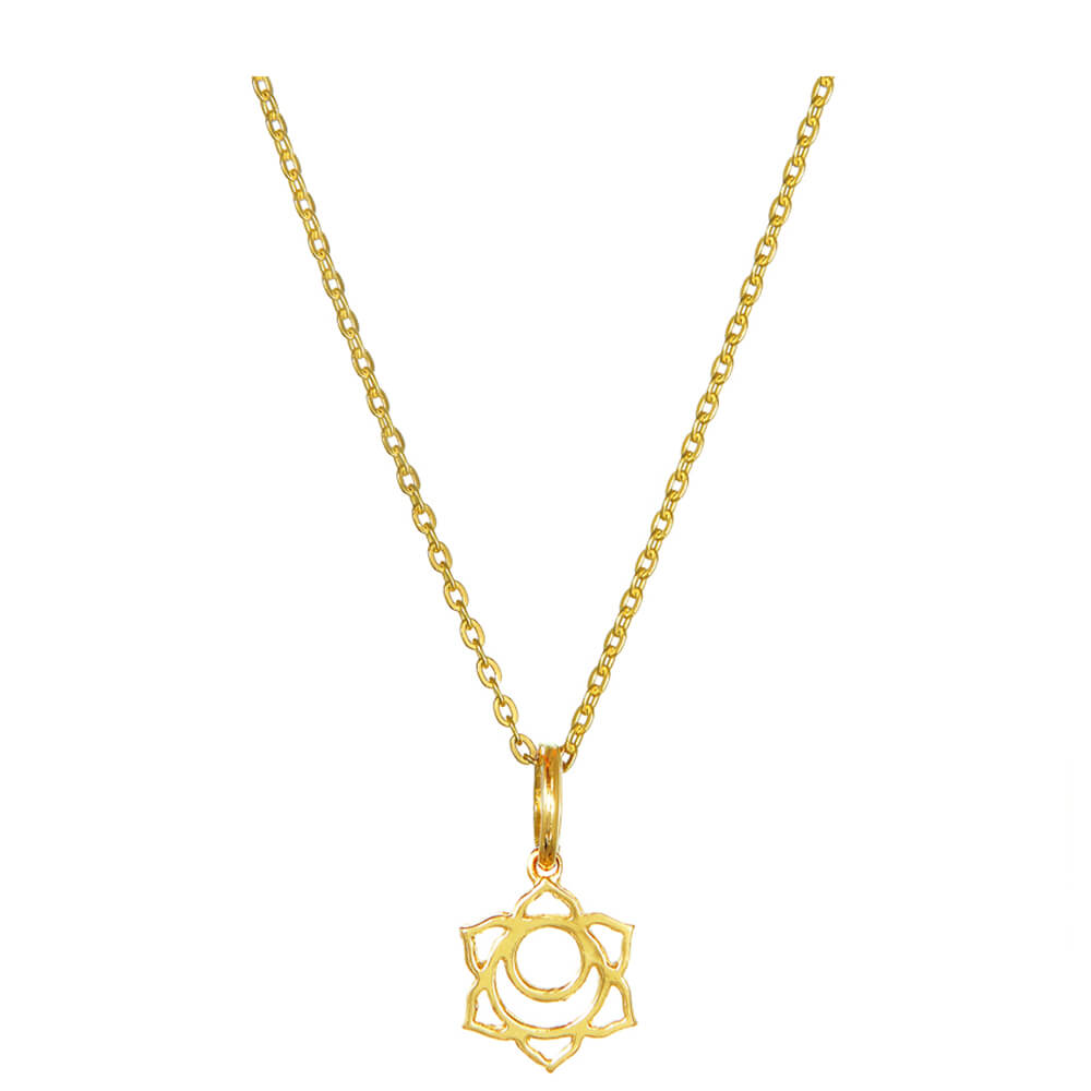 Sakral Chakra Anhänger mini vergoldet von ETERNAL BLISS - Spiritueller Schmuck