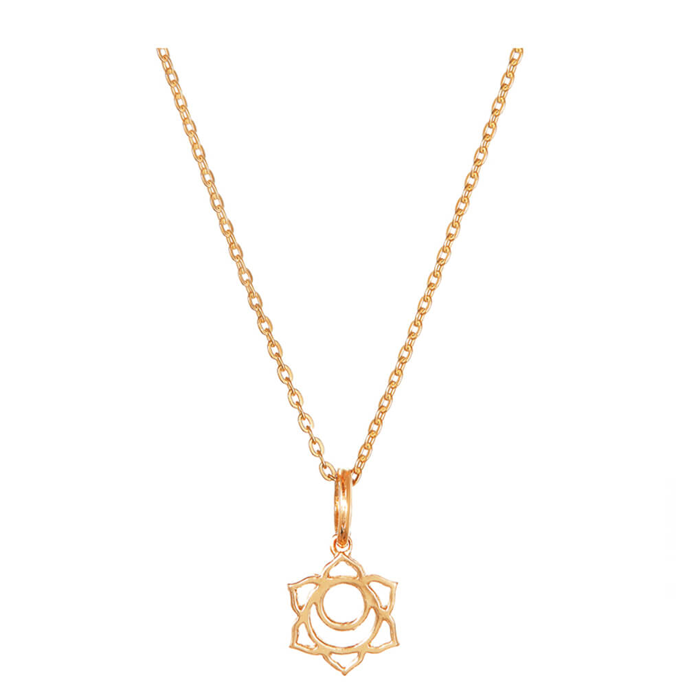 Sakral Chakra Schmuck mini rosévergoldet