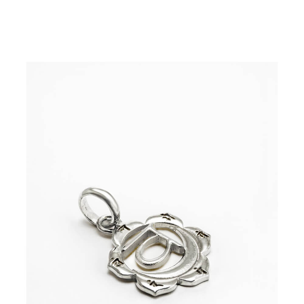 Svadhisthana Chakra Schmuck mit Mantra Silber