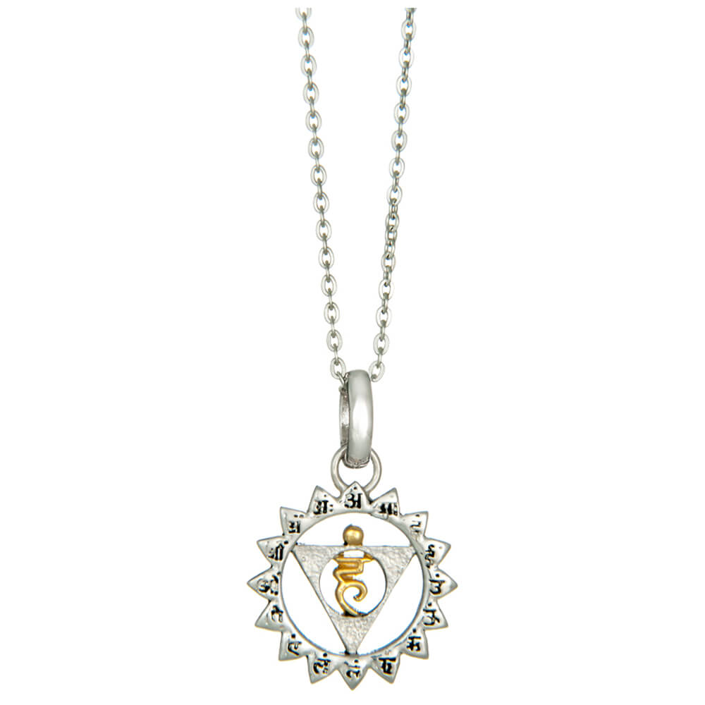 Vishuddha Chakra Anhänger Silber