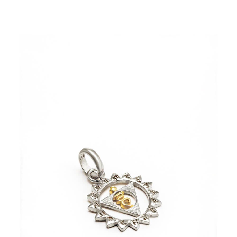 Vishuddha Chakra Anhänger Silber