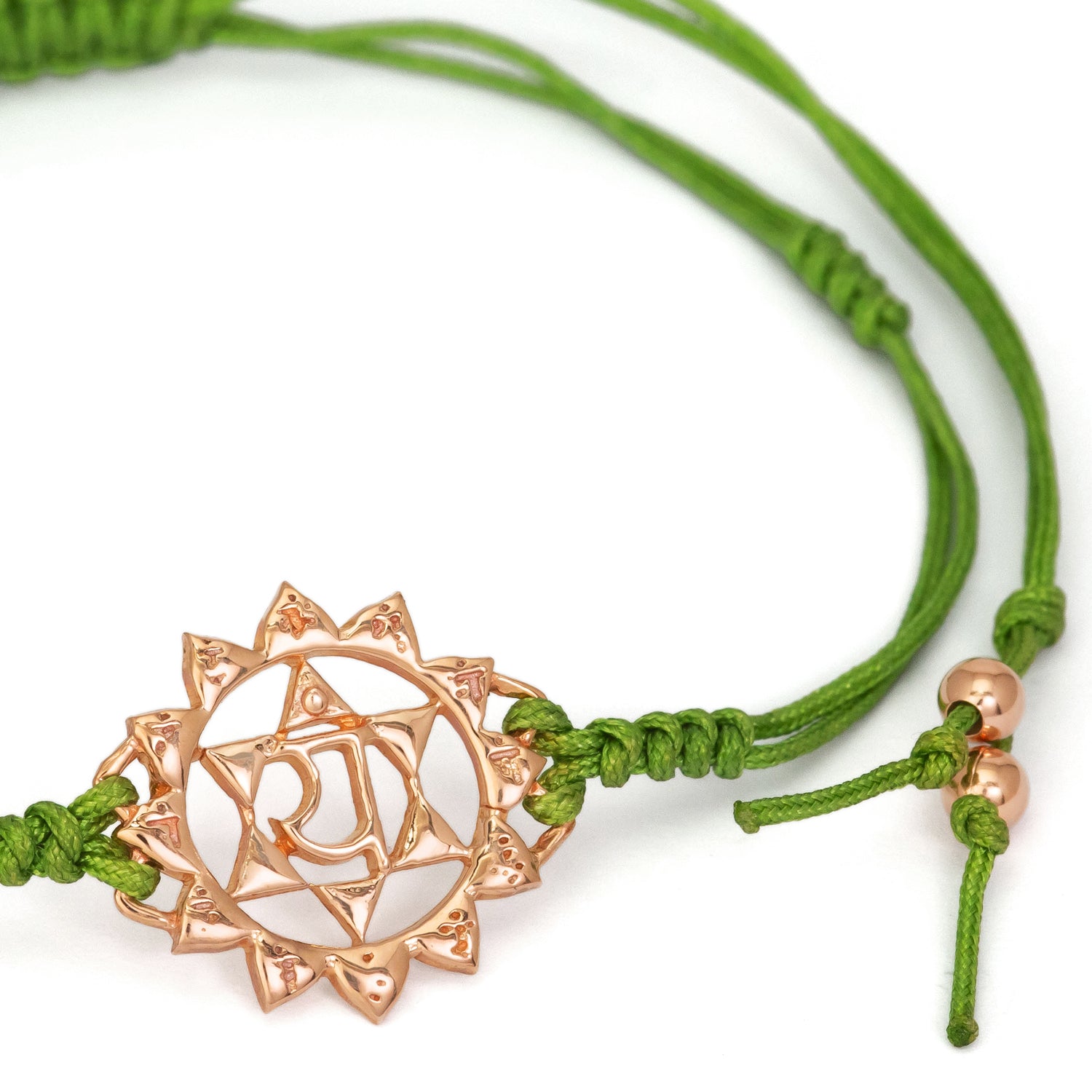 Rosegold-plated Anahata Chakra bracelet by ETERNAL BLISS - Spiritual Jewellery