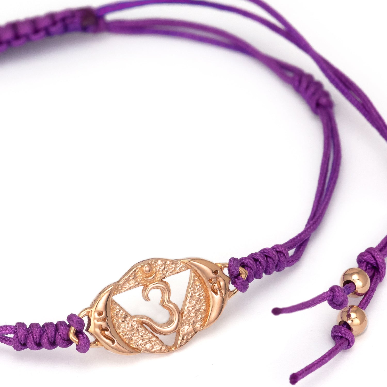 Rosegold-plated Ajna Chakra bracelet by ETERNAL BLISS - Spiritual Jewellery