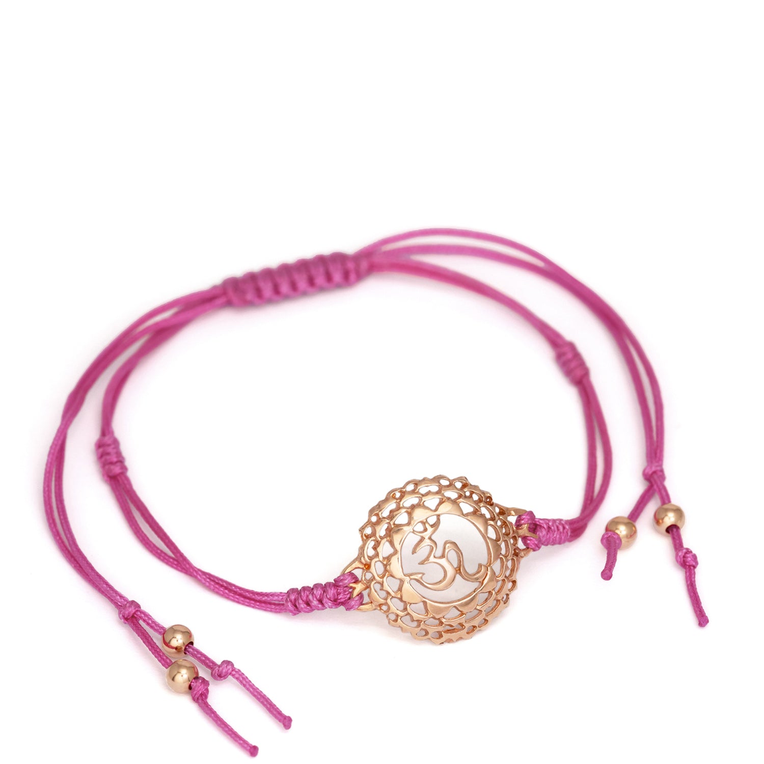 Sahasrara Chakra Armband rosévergoldet von ETERNAL BLISS - Spiritueller Schmuck