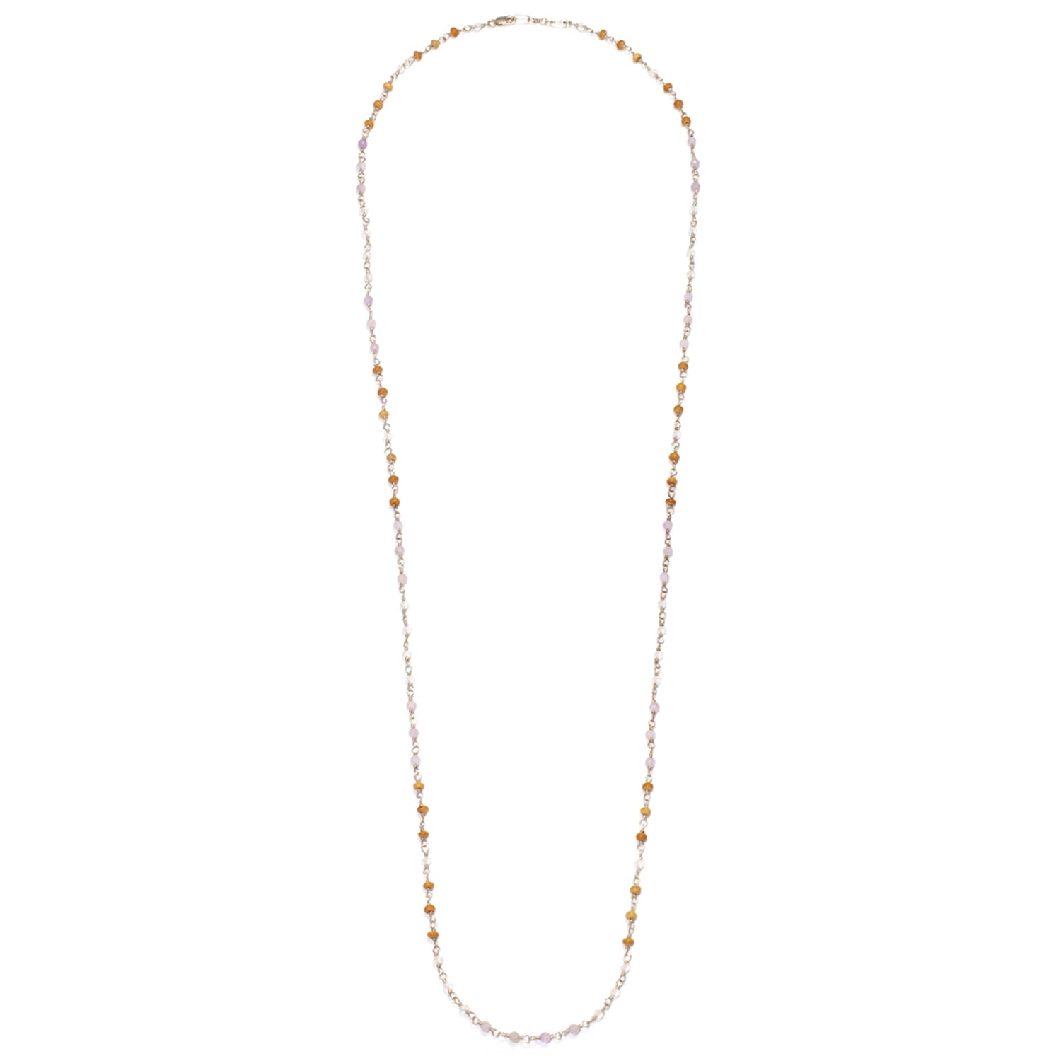 Edelsteinkette Mental Flow Silber