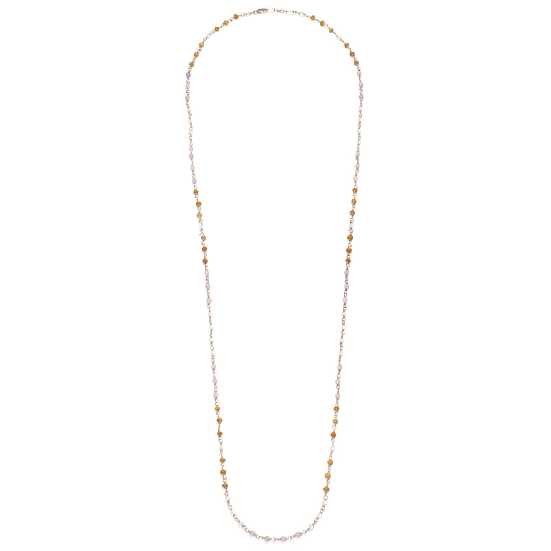 Edelsteinkette Mental Flow Silber