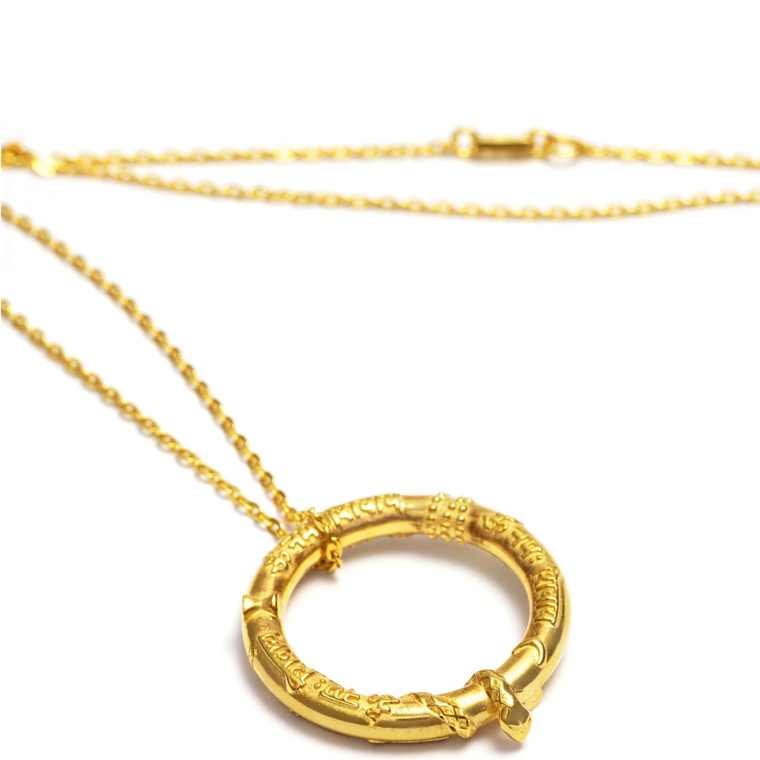 Shiva Mantra pendant with snake by ETERNAL BLISS - Spiritual Jewellery