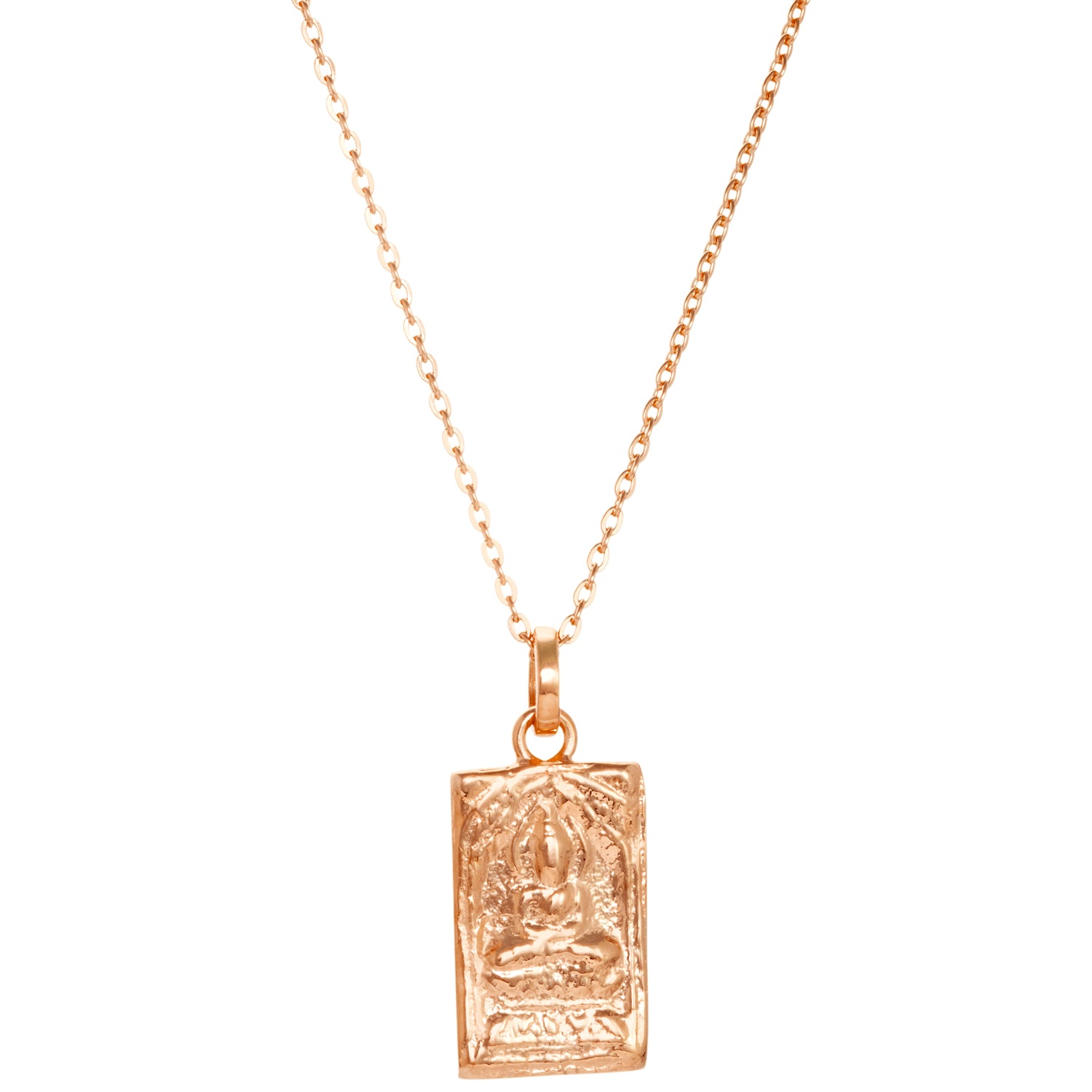 Magischer Buddha Anhänger rosévergoldet von ETERNAL BLISS - Spiritueller Schmuck