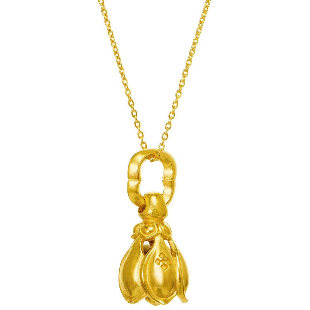 Lotus Glöckchen Anhänger vergoldet von ETERNAL BLISS - Spiritueller Schmuck