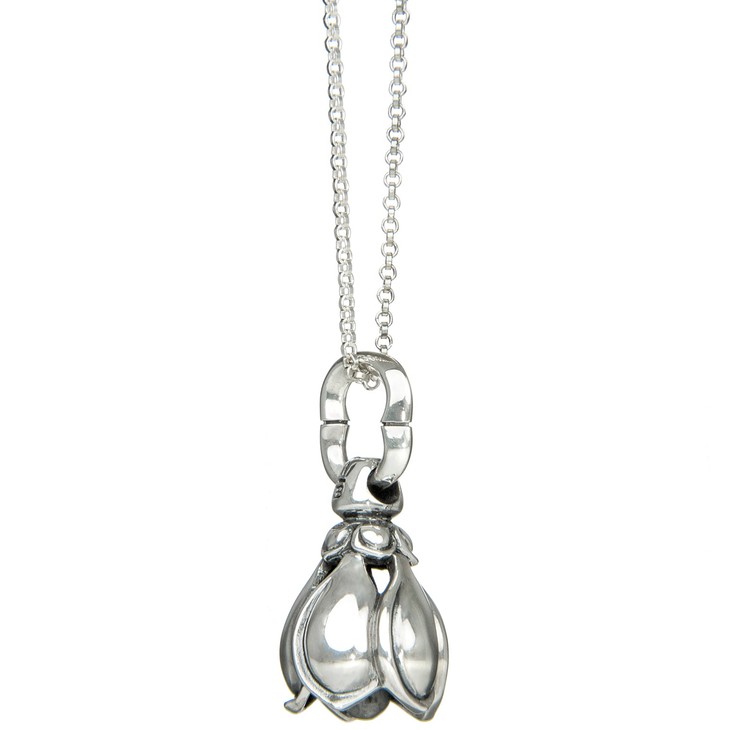Lotus Glöckchen Anhänger Silber von ETERNAL BLISS - Spiritueller Schmuck
