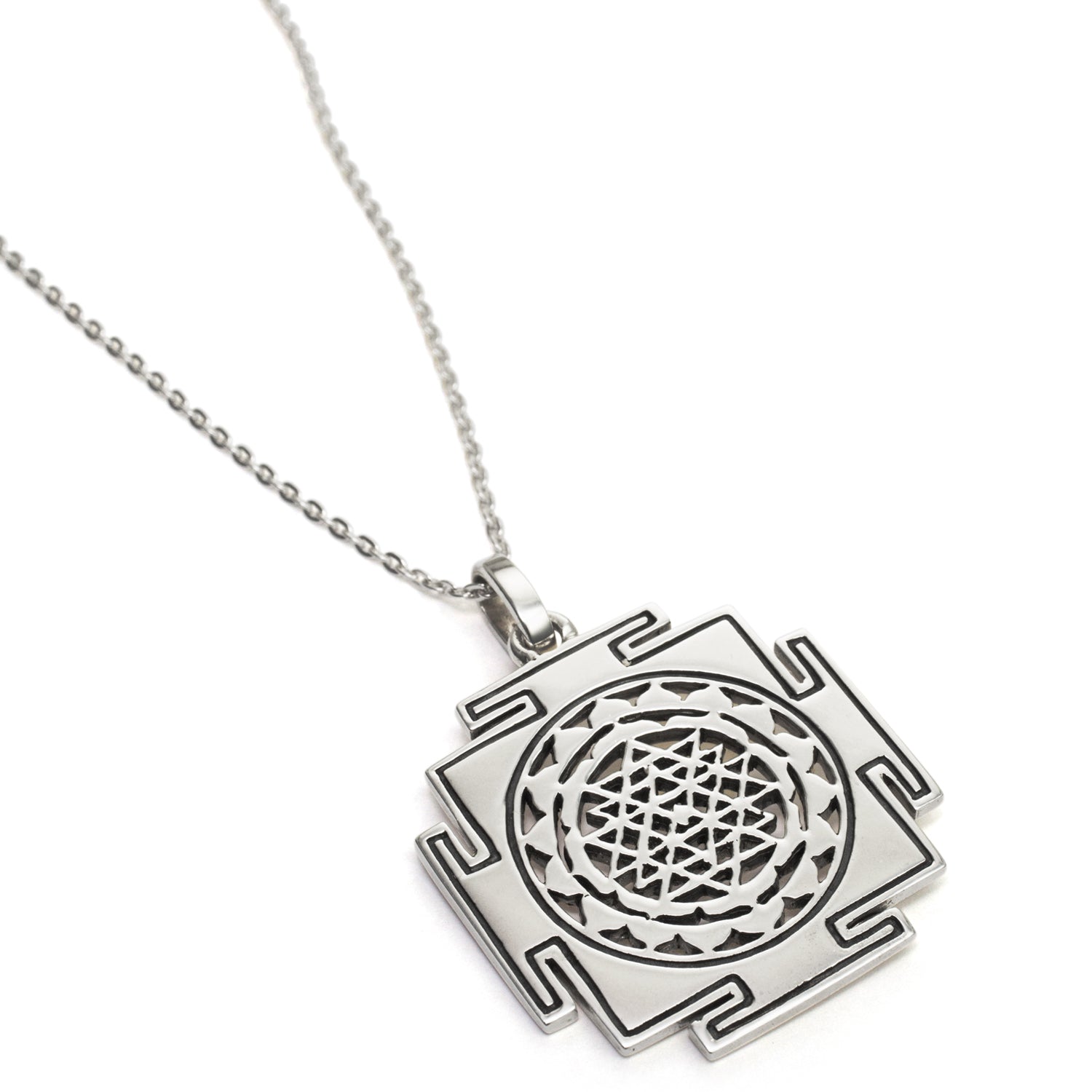 Mystic Sri Yantra pendant from Sterling silver by ETERNAL BLISS - Spiritual Jewellery