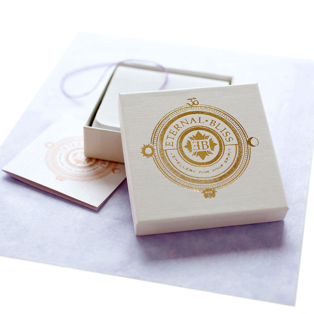 Kronen Chakra Ohrstecker mini vergoldet