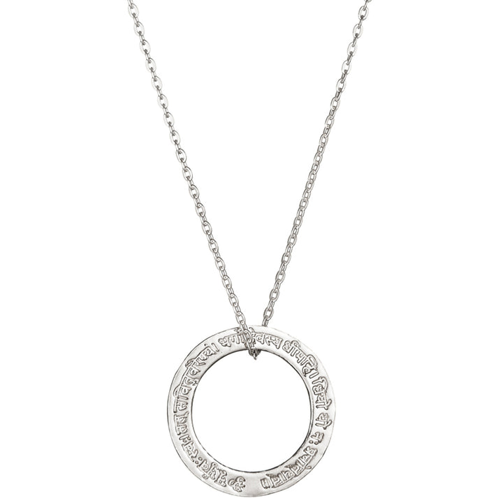 Gayatri Mantra Anhänger mini aus Sterling Silber von Eternal Bliss aus der Yoga Schmuckkollektion