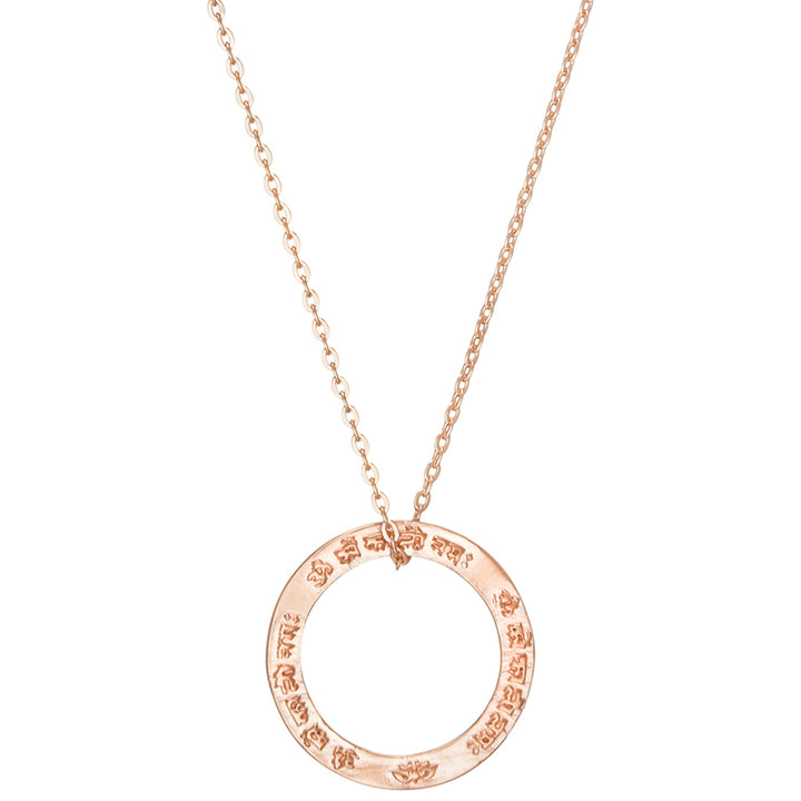 Kali Mantra Anhänger mini aus Sterling Silber rosévergoldet von Eternal Bliss